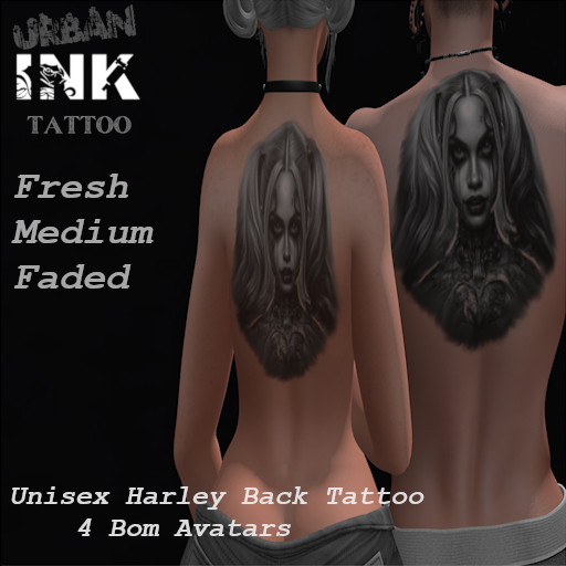 ::<<*Harley Back Tattoo*>>::
