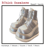 :::darKrose::: RChick sneakers  Pearl  Sandy