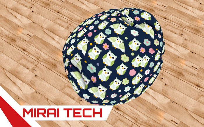 (MIRAI) Egg Rug - Cute Owls