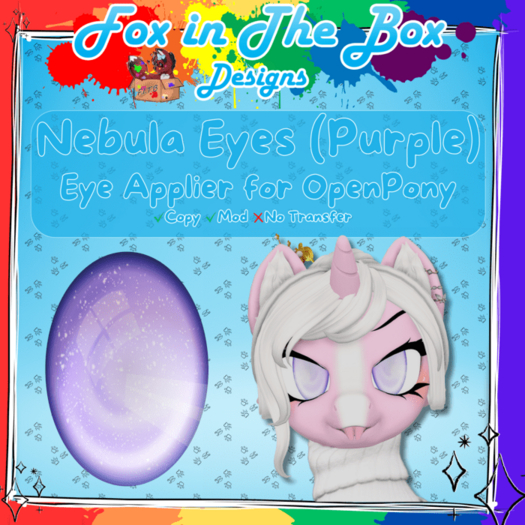 [FITB] Purple Nebula Eyes