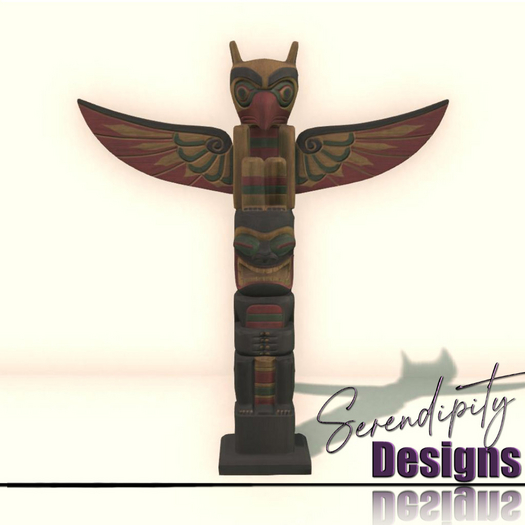Serendipity Designs - PNW Eagle Totem
