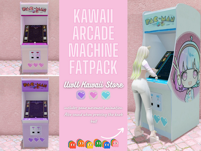 Kawaii Arcade Machine Fatpack- UwU Kawaii Store