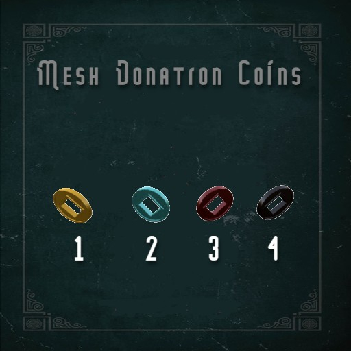 Mesh Crimson Donation Coin #3