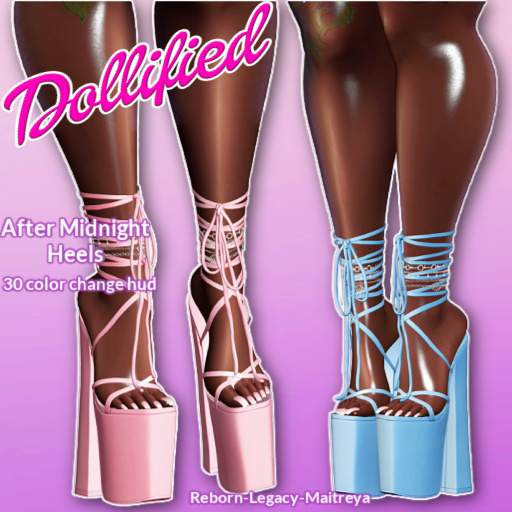Dollified -After Midnight Heels 