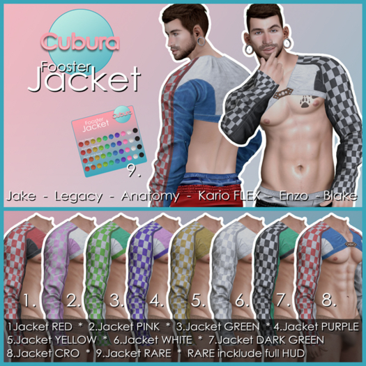 1.Cubura Fooster Jacket Blake RED