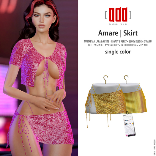 [ADD] Amare Skirt - Yellow