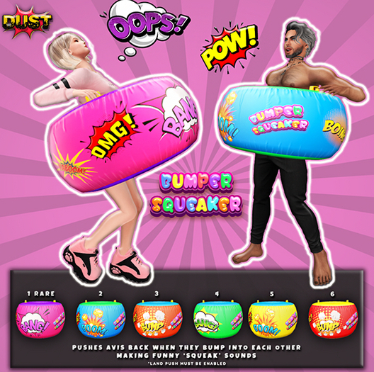 DUST: Bumper Squeaker red/yellow