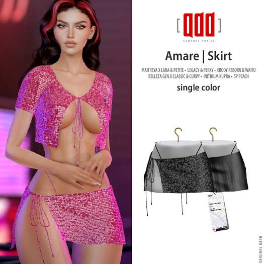 [ADD] Amare Skirt - Black