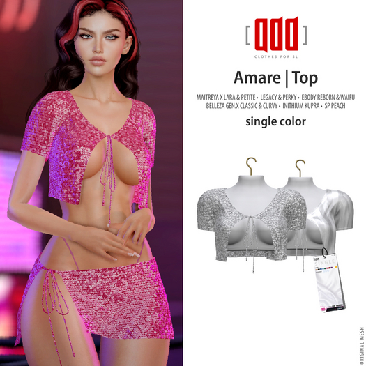 [ADD] Amare Top - White