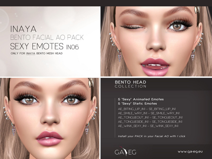 [GA.EG] Inaya Bento Facial AO Pack - IN06