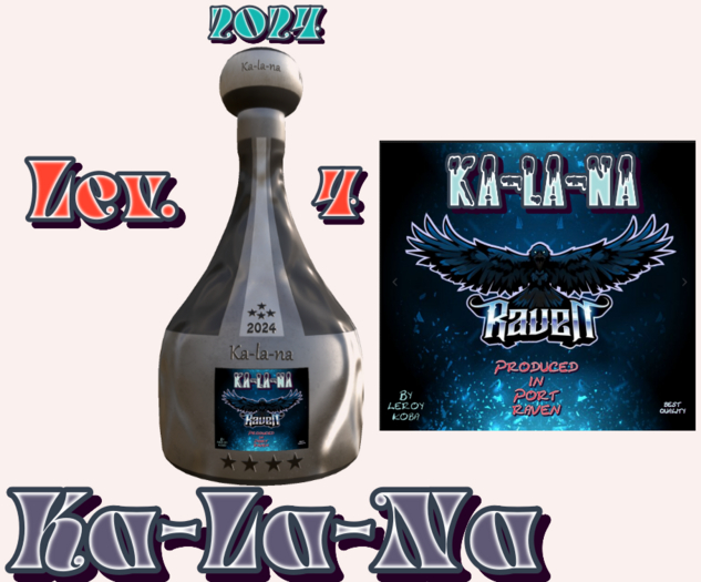 Ka-La-Na bottle (*4*) 5/5 [G&S]