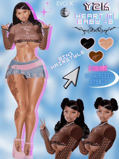 Y2k Heart Me Baby UNPACKER