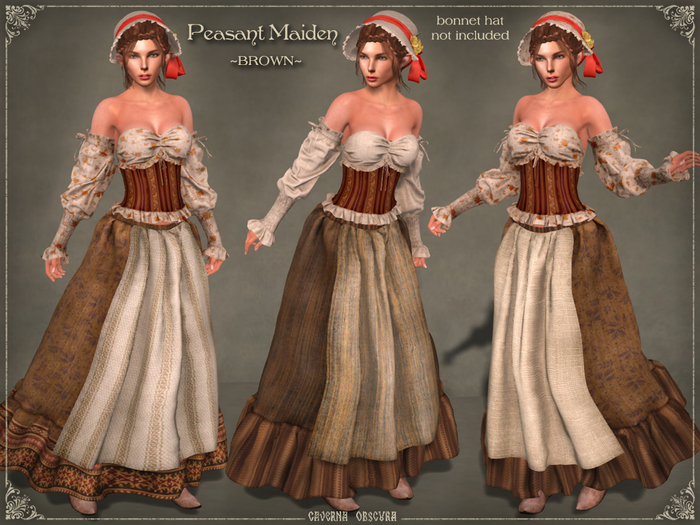 DEMO Peasant Maiden Outfit by Caverna Obscura