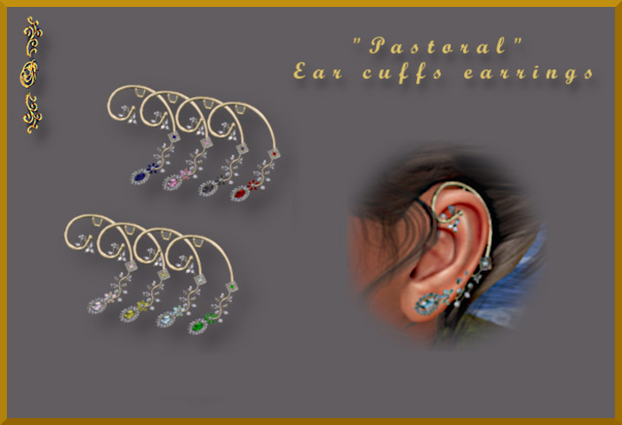 "PASTORAL" Ear cuffs earrings