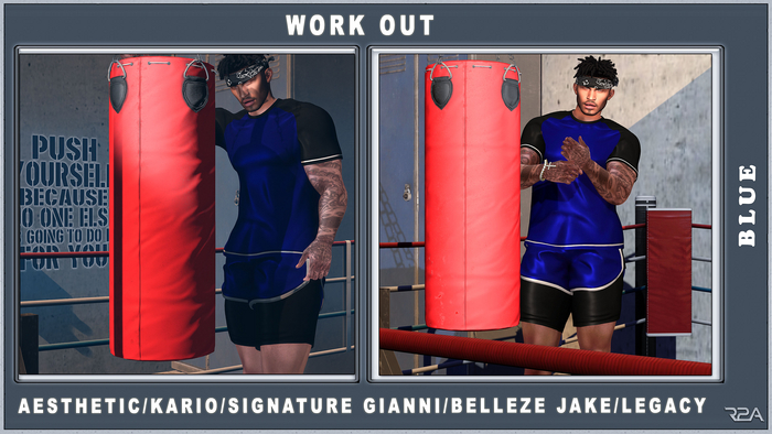 R2A-WORK OUT BLUE