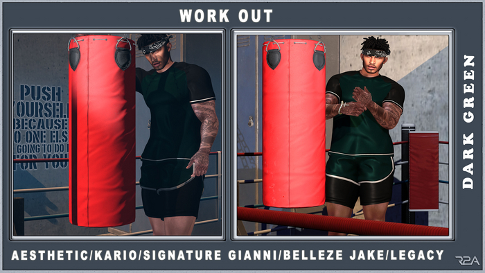 R2A-WORK OUT DARK GREEN