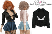 adorsy - Lyna Top Dark Black - Lara X/Legacy/PetiteX/Reborn