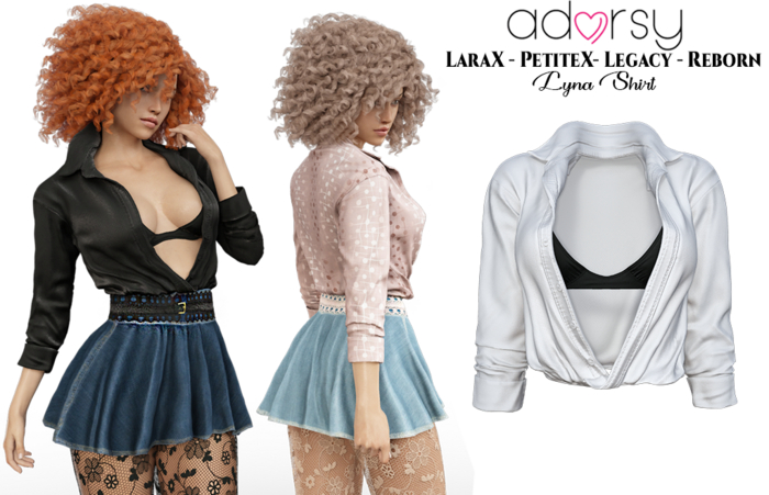 adorsy - Lyna Top White - Lara X/Legacy/PetiteX/Reborn