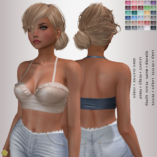 BM Halter Top Leather