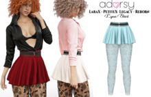adorsy - Lyna Skirt Light Blue - Lara X/Legacy/PetiteX/Reborn
