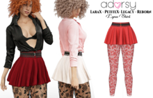 adorsy - Lyna Skirt Red - Lara X/Legacy/PetiteX/Reborn