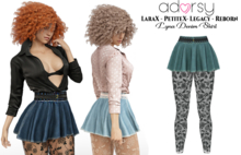 adorsy - Lyna Denim Skirt Petrol - Lara X/Legacy/PetiteX/Reborn
