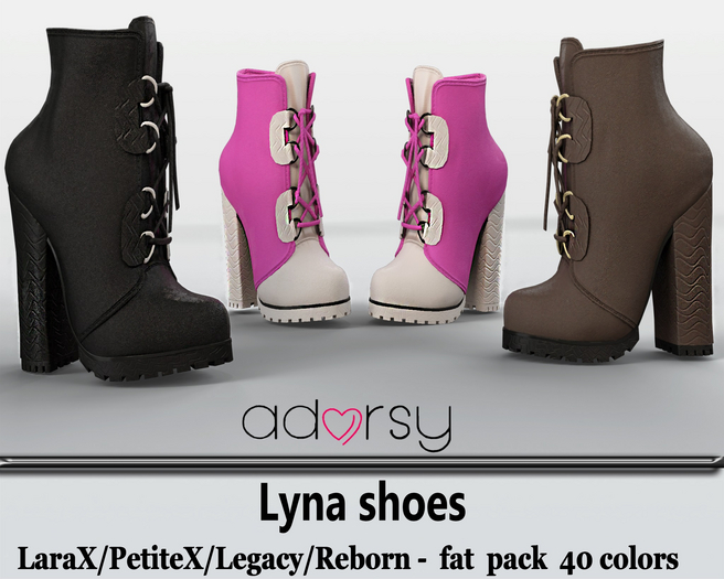 adorsy - Lyna Shoes Fatpack - Lara X/Legacy/PetiteX/Reborn