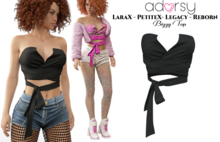 adorsy - Bizzy Top Black - Lara X/Legacy/PetiteX/Reborn