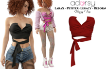 adorsy - Bizzy Top Deep Red - Lara X/Legacy/PetiteX/Reborn
