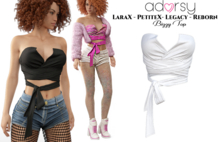 adorsy - Bizzy Top White - Lara X/Legacy/PetiteX/Reborn