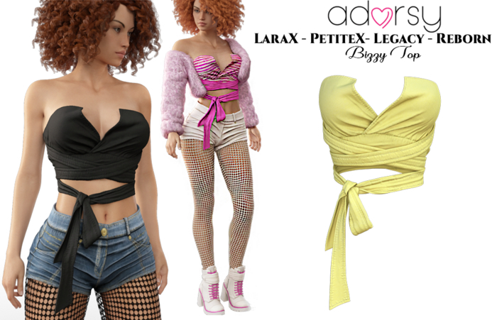 adorsy - Bizzy Top Yellow - Lara X/Legacy/PetiteX/Reborn