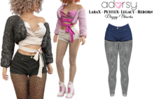 adorsy - Bizzy Shorts Blue - Lara X/Legacy/PetiteX/Reborn