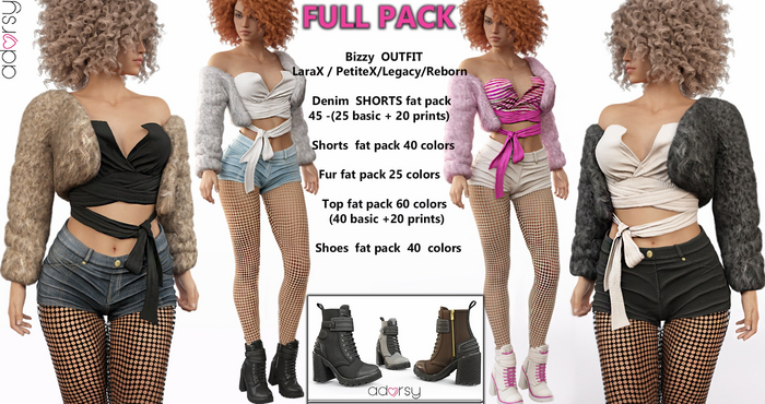 adorsy - Bizzy SET BUY ALL PACK - Lara X/Legacy/PetiteX/Reborn