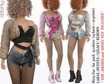 adorsy - Bizzy Fur Jacket Fatpack - Lara X/Legacy/PetiteX/Reborn