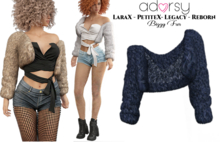 adorsy - Bizzy Fur Jacket Blue - Lara X/Legacy/PetiteX/Reborn