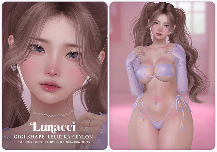 Gigi Shape (Lelutka Ceylon) [VIDEO TUTORIAL]