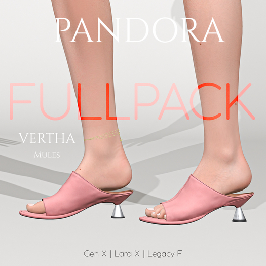 -PANDORA- VERTHA - Mules - FULLPACK