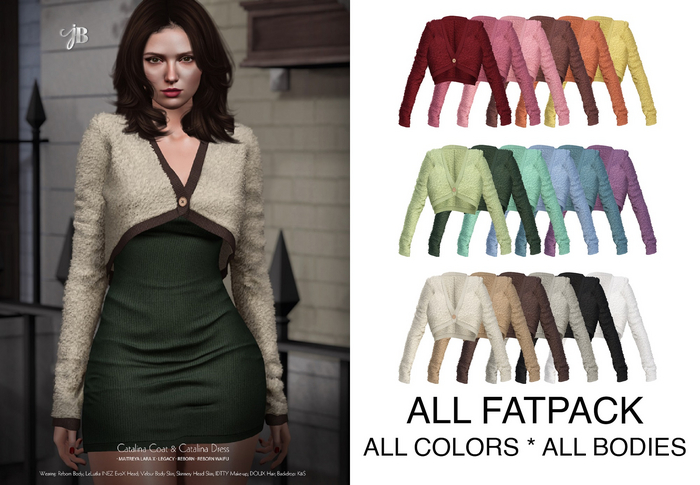 *Just BECAUSE* Catalina Coat - ALL FatPack