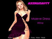 aX: Maeve dress Wine