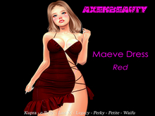 aX: Maeve dress Red