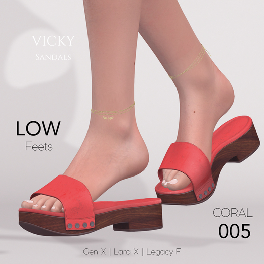 -PANDORA- Vicky  Sandals - LOW 005