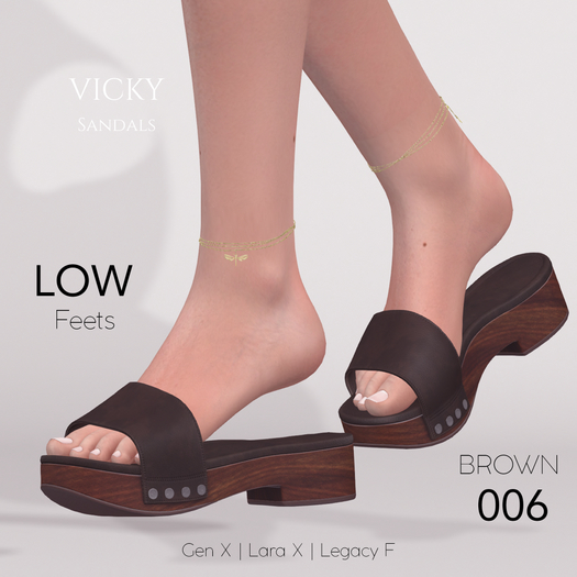 -PANDORA- Vicky  Sandals - LOW 006