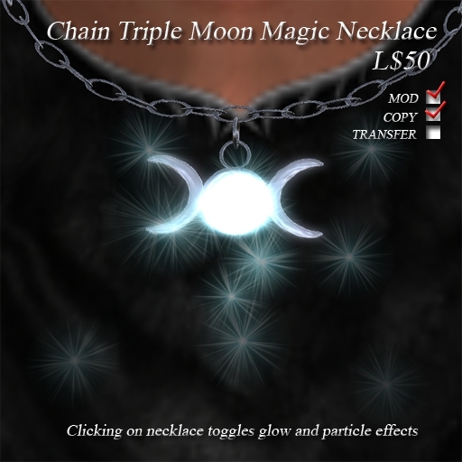 Chain Triple Moon Magic Necklace