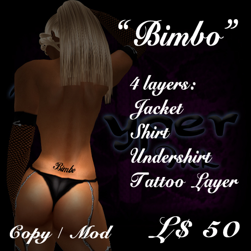 Bimbo Lower Back Tattoo