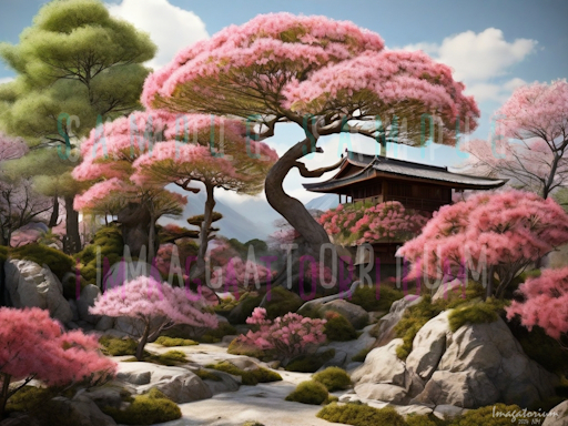 Japanese Landscape-011 Backdrop