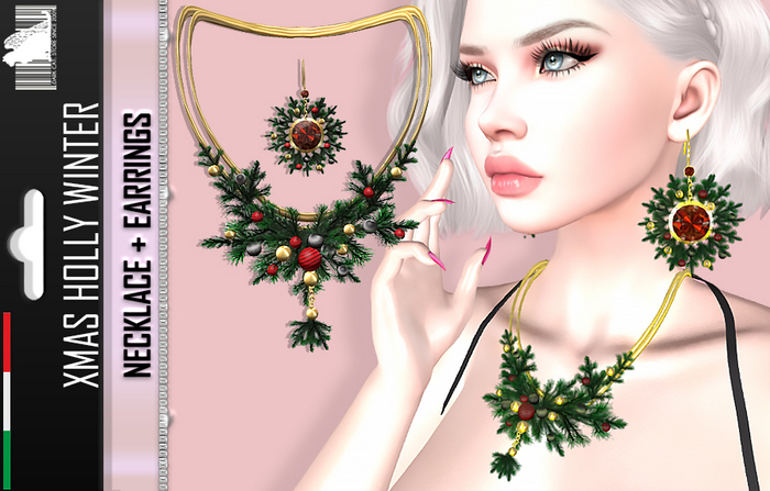 *.:Dark Cat:.*JEW- XMAS HOLLY WINTER SET