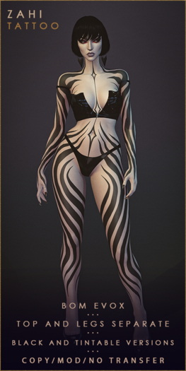 +Nuuna+ Zahi  tattoo EVOX