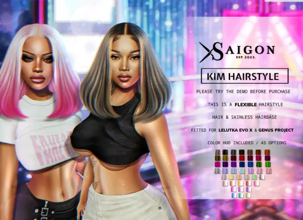 SaiGon - " Kim Hairstyles " PACKS