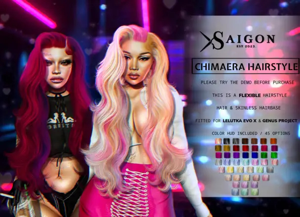 SaiGon - " Chimaera Hairstyles " PACKS