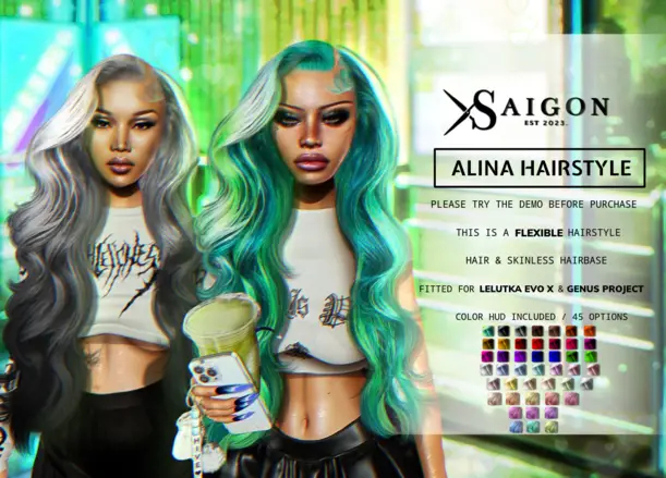 SaiGon - " Alina Hairstyles " PACKS